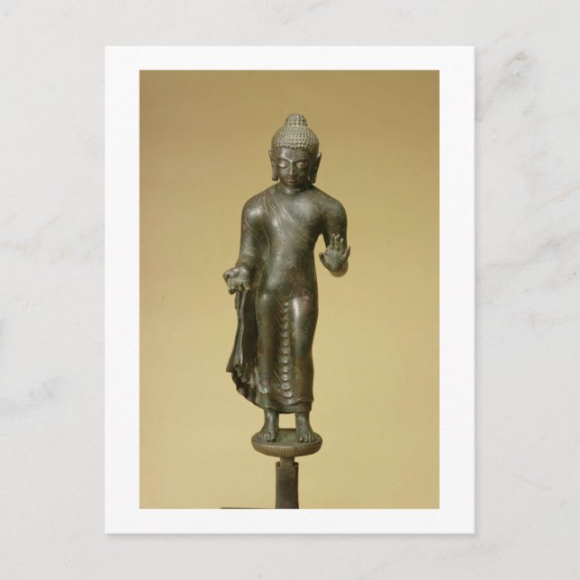 Carte Postale Bouddha, Gupta, Phopnar (bronze) (Devant)