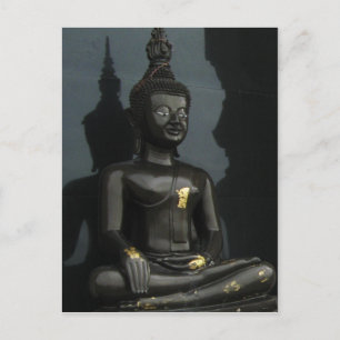 Carte Postale Bouddha noir ... Thaïlande