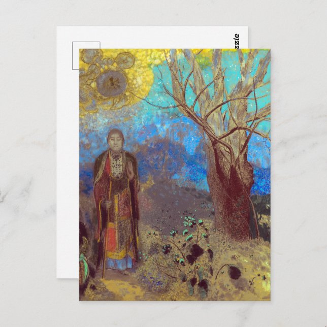 Carte Postale Bouddha | Odilon Redon | (Devant / Derrière)