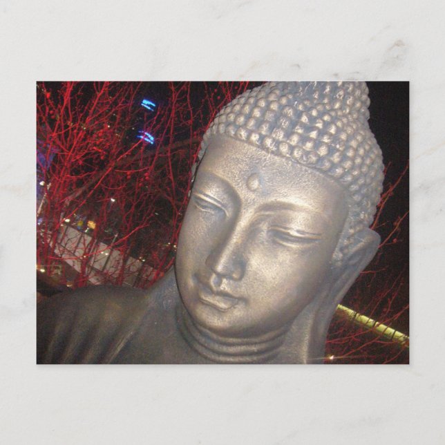 Carte Postale bouddha relaxant (Devant)