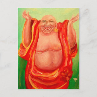 Carte Postale Bouddha riant