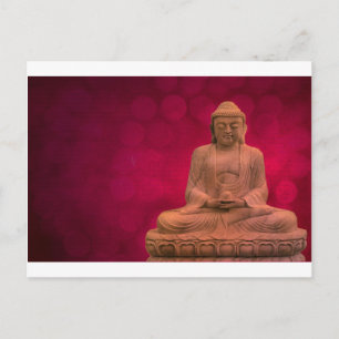 Carte Postale bouddha rouge