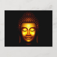 Bouddha Seigneur Souriant Or et Noir