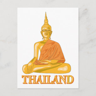 Carte Postale Bouddha Thaïlande