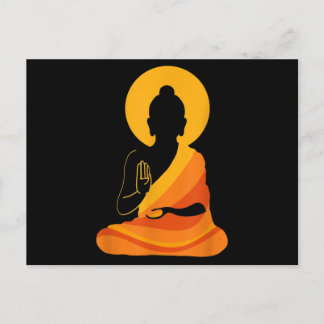 Carte Postale Bouddha YingYang Zen Yoga, Détendez-vous, Profitez
