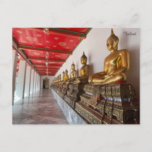 Carte Postale bouddhas dorés de wat pho