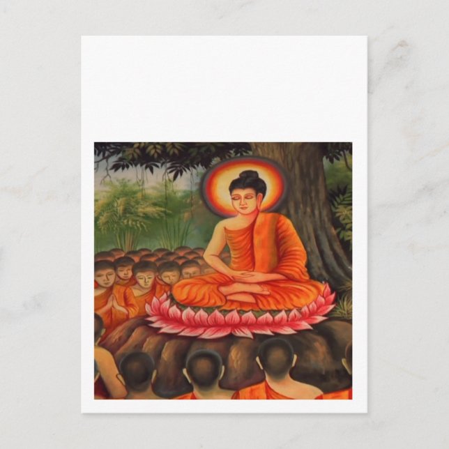 Carte Postale Bouddhisme de BUDDHA Paix (Devant)