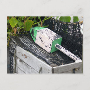 Carte Postale Bouée de piège de homard