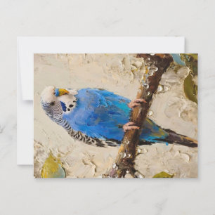 Carte Postale Bougie bleue
