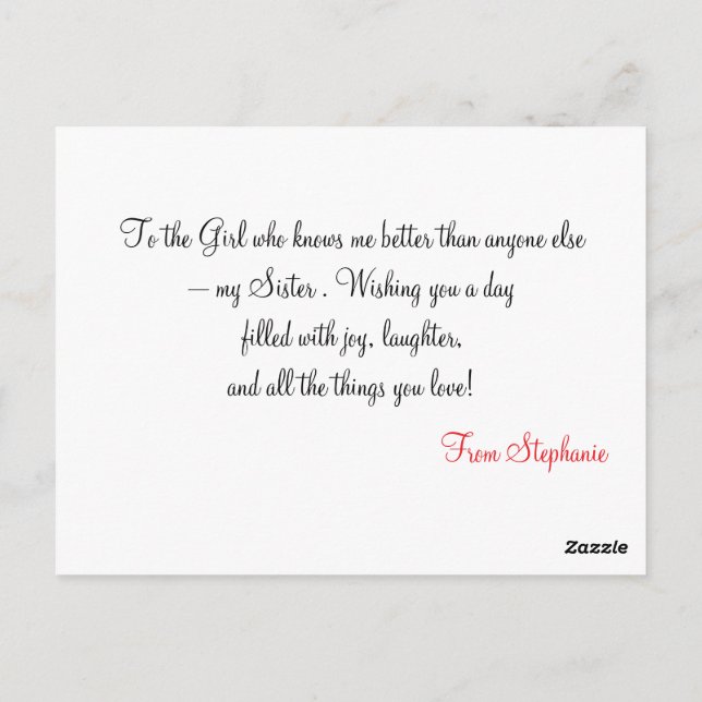 Carte Postale Bougie d'anniversaire colorée – Joyeux Anniversair (Dos)