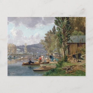 Carte Postale Bougival, 1873