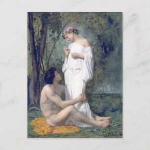 Carte Postale Bouguereau-L'Idylle