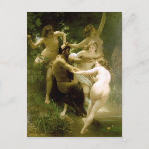Carte Postale Bouguereau - Nymphes et Satyre
