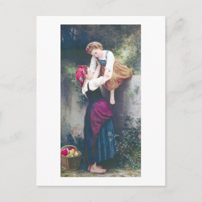 Carte Postale Bouguereau - Petites Maraudeuses (Devant)