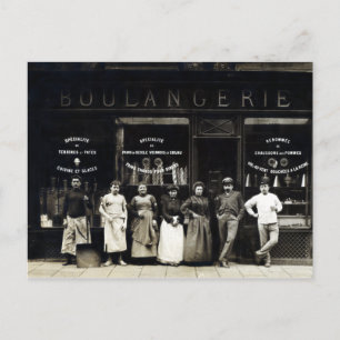Carte Postale Boulangerie 1900 parisienne