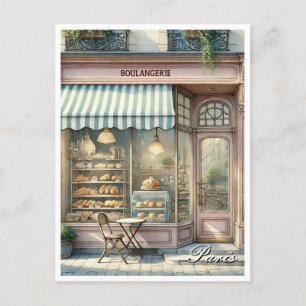 Carte Postale Boulangerie à Paris France