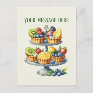 Carte Postale Boulangerie ajouter un message Nom de l'entrepris