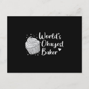 Carte Postale Boulangerie Boulangerie Pain Bake Gâteau Idée cade