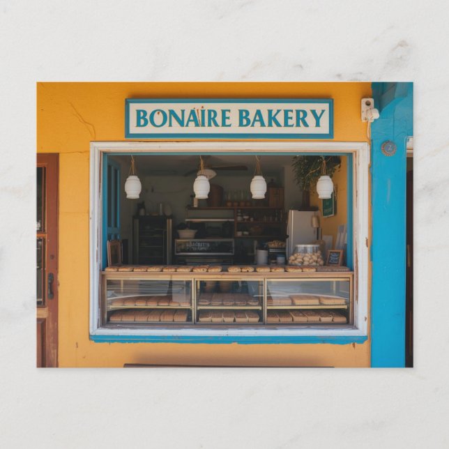 Carte Postale Boulangerie de Bonaire (Devant)