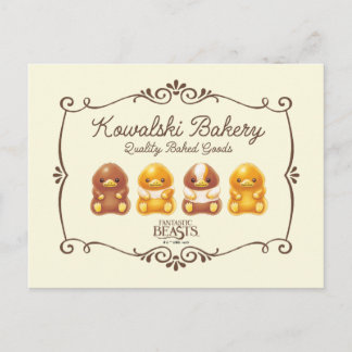 Carte Postale Boulangerie Kowalski - Bichons pour bébés