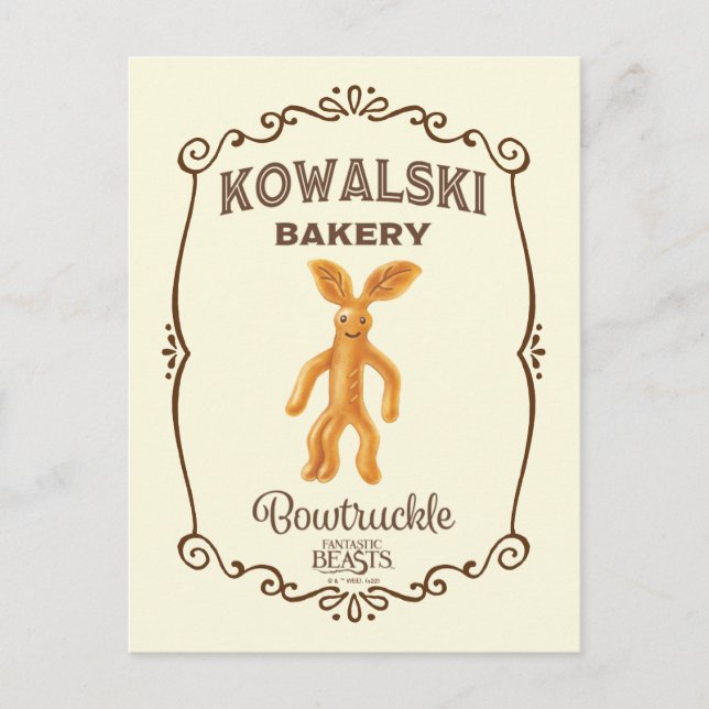 Carte Postale Boulangerie Kowalski - Bowtruckle (Devant)