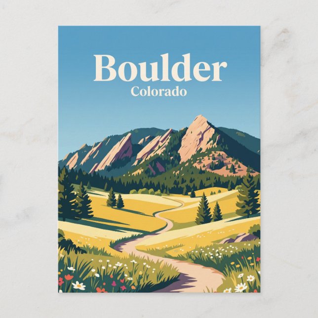 Carte Postale Boulder Colorado (Devant)