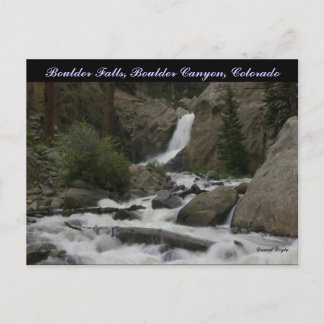 Carte Postale Boulder Falls