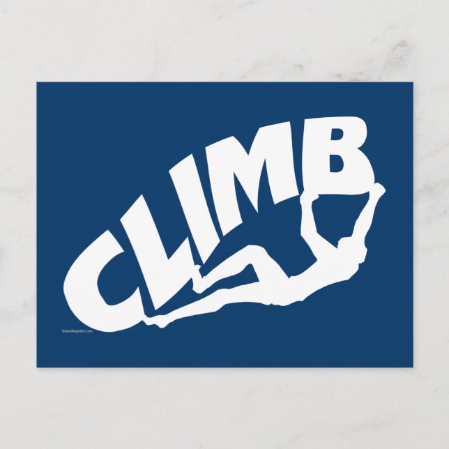Carte Postale Bouldering Escalade rock (Devant)