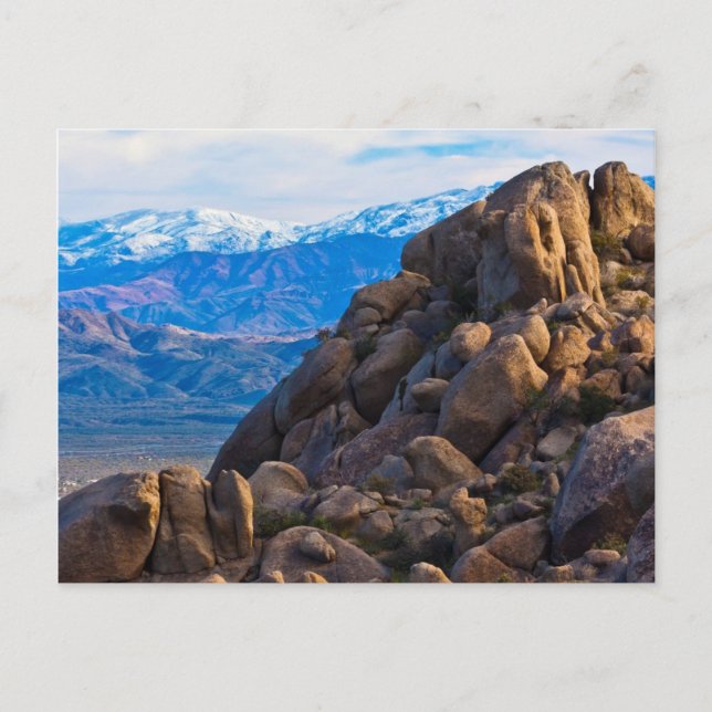 Carte Postale Boulders et Montagnes (Devant)