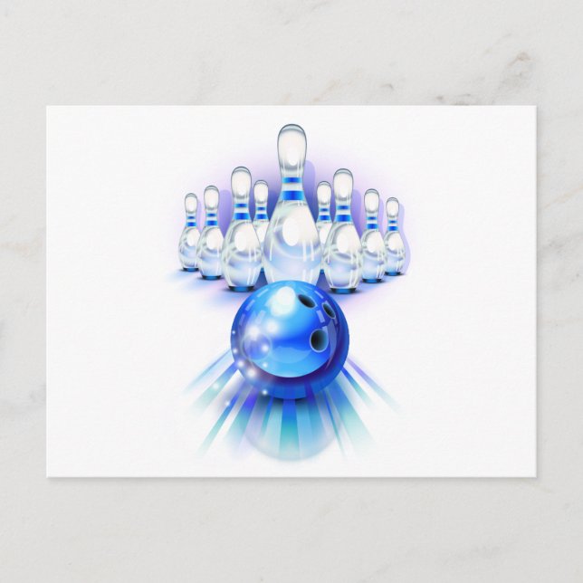 Carte Postale Boule bleue (Devant)