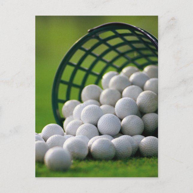 Carte Postale Boule de balles de golf (Devant)