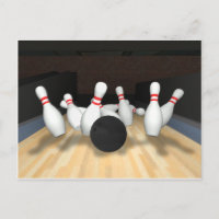 Boule de Bowling & Pins : Modèle 3D :