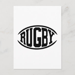 Carte Postale Boule de rugby