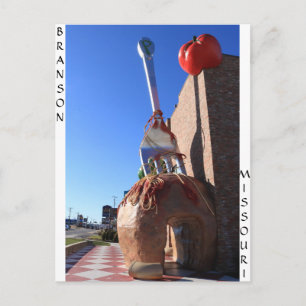 Carte Postale Boule de viande géante