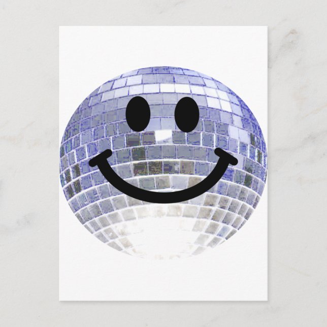 Carte Postale Boule Disco (Devant)