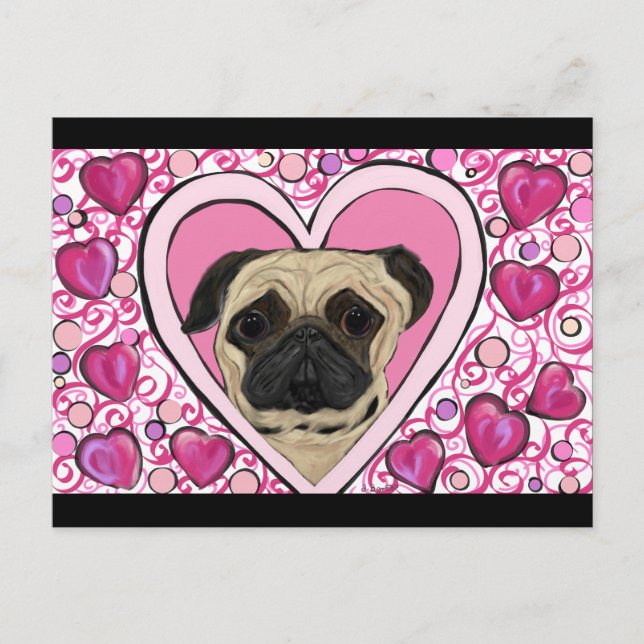 Carte Postale Bouledogue (Devant)