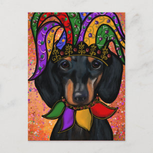 CARTE POSTALE BOULEDOGUE ALLEMAND NAIN