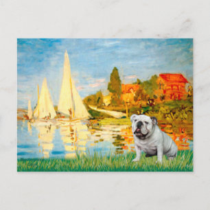Carte Postale Bouledogue anglais 9 - Voiliers 2