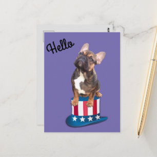 Carte postale Bouledogue français