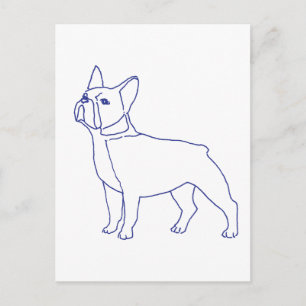 Carte Postale Bouledogue français