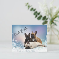 Bouledogue français Nouvel An French Bulldog