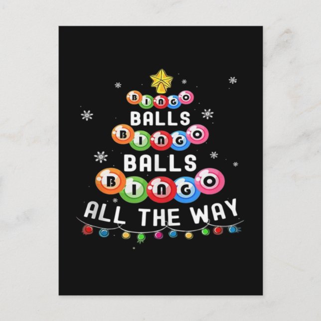 Carte Postale Boules de Bingo Bingo à tout bout de champ  (Devant)