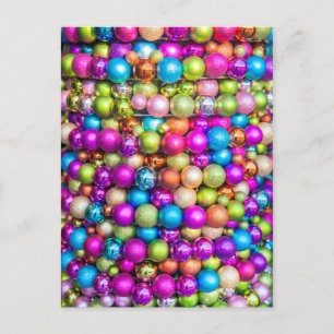Carte Postale Boules multicolores