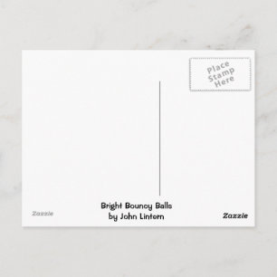 Carte Postale Boules pleines d'entrain lumineuses
