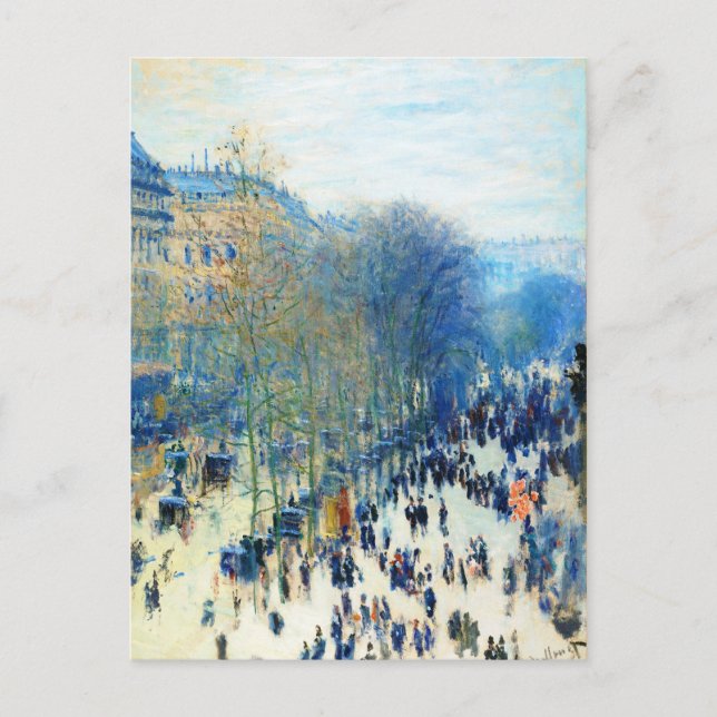 Carte Postale Boulevard des Capucines Claude Monet (Devant)