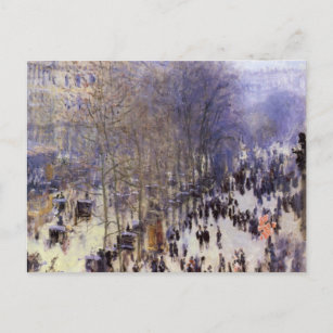 Carte Postale Boulevard des Capucines par Claude Monet, Art nouv