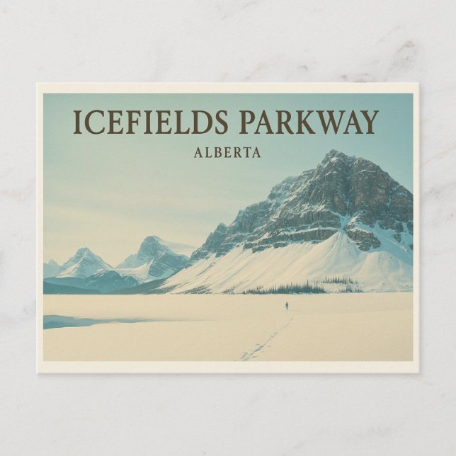 Carte Postale Boulevard des Glaciers Alberta – Rocheuses canadie (Devant)