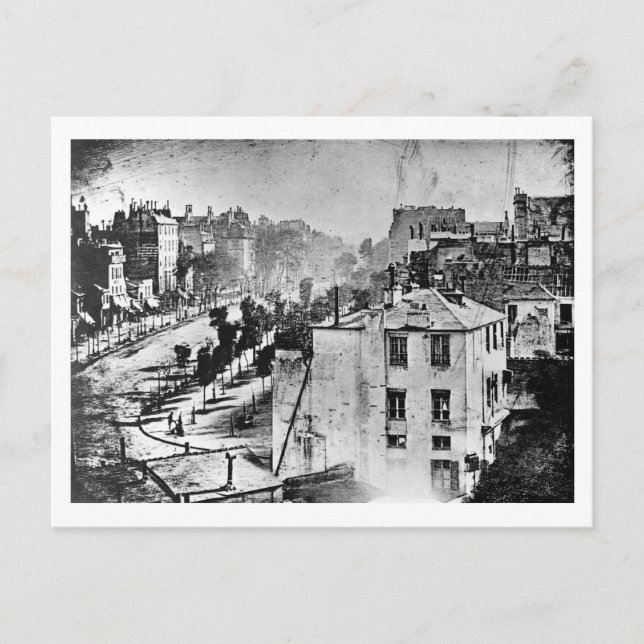 Carte Postale Boulevard du Temple Paris France 1838 (Devant)