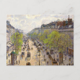 Carte Postale Boulevard Montmartre, Printemps par Camille Pissar