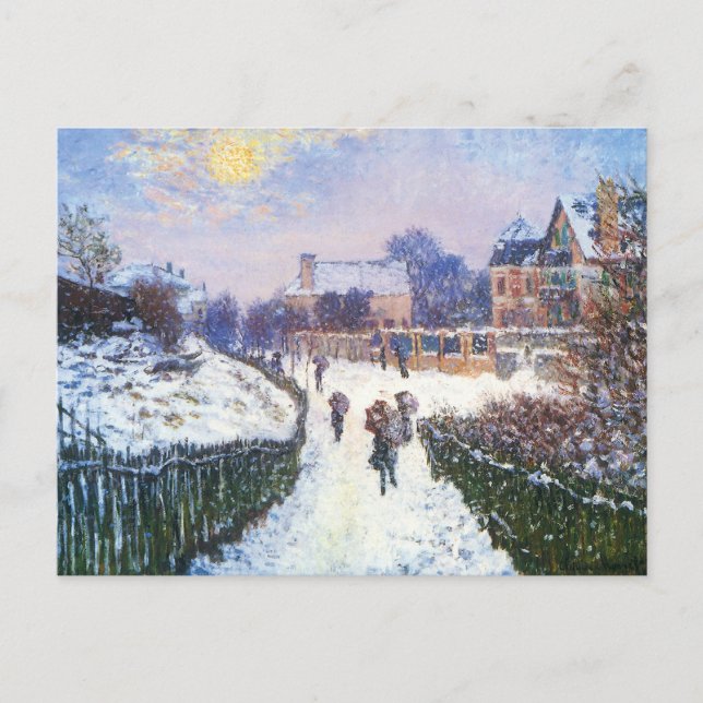 Carte Postale Boulevard Saint Denis Argenteuil par Claude Monet (Devant)